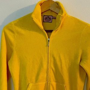 Used yellow medium Juicy Couture track jacket